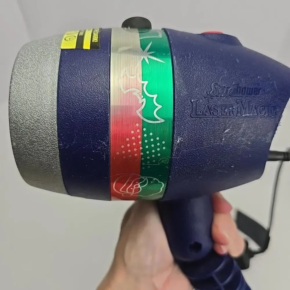 Star Shower Red and Green Laser Light Projectors with Stakes TESTED
